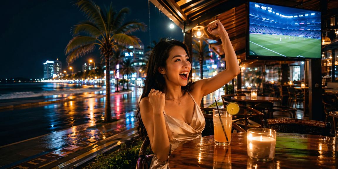 Khách hàng VIP tại Vũng Tàu nhâm nhi cà phê và kiểm tra tài khoản 3dsblue